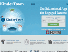Tablet Screenshot of kindertown.com